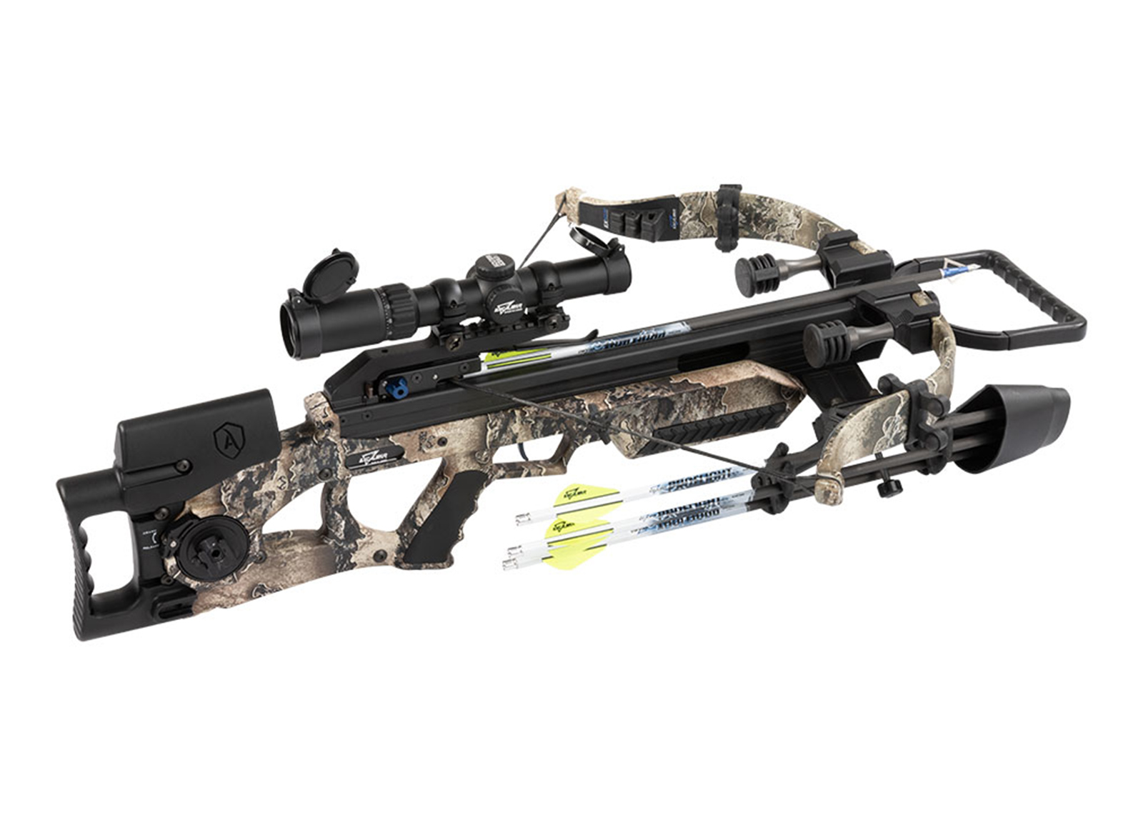 EXCALIBUR BALESTRA ASSASSIN EXTREME CAMO PACKAGE  WITH OVERWATCH SCOPE