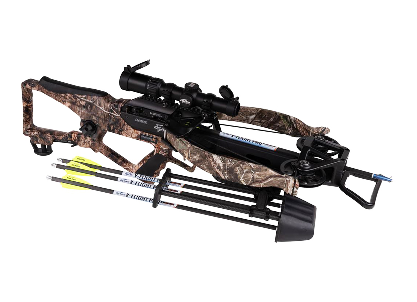 EXCALIBUR BALESTRA HYBRID X CON OTTICA OVERWATCH - MOSSY OAK DNA